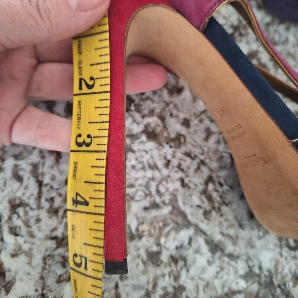 Yves Saint Laurent straps platform sandal multi color size 40‎
